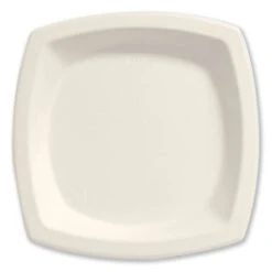 Dart Eco-Forward Sugarcane Ivory Dinnerware Plate, 6-7/10", 125/Pack