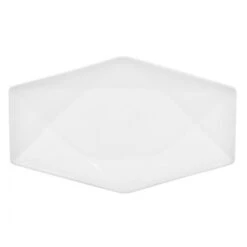 CAC China QZT-41 Crystal Porcelain Rectangular Platter 14" X 8-3/4" - 1 Doz