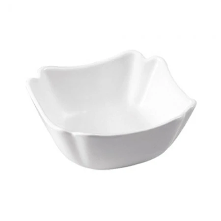 CAC China SLB-8 Specialty Porcelain Square Salad Bowl 56 Oz. - 2 Doz