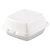 Dart White Foam Carryout Food Containers, 6" X 5-7/8" X 3" 500/Carton