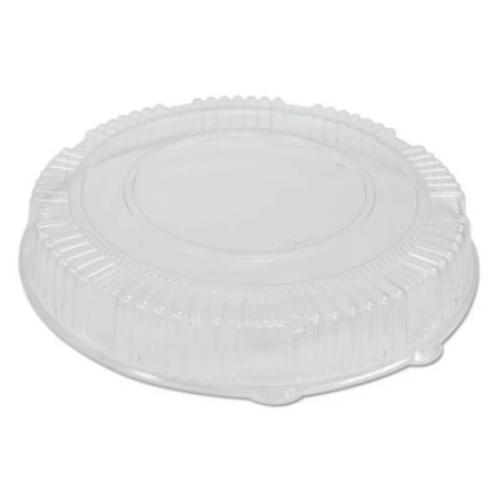 Caterline Dome Lids, Plastic, 18" Diameter, 2 3/4" High, Clear, 25/Carton
