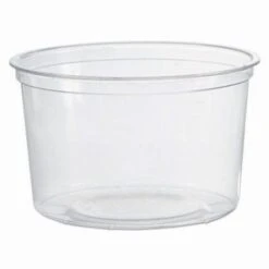 WNA Clear Plastic Deli Containers, 16 Oz., 500/Carton