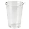Dixie Clear Plastic PETE Cold Cups, 10 Oz., WiseSize, 500/Carton