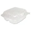 Dart ClearSeal Hinged-Lid Plastic Containers, 8 1/4" X 3" X 8 1/4", - 250 Pcs