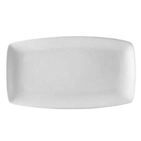 CAC China COP-313 COP Coupe Curved Rectangular Platter 12" - 1 Doz