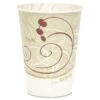 Dart Waxed Paper Cold Cups, 9 Oz. Symphony Design, 2000 Pcs
