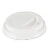 Deerfield Hot Cup Lids For 10oz - 20oz Cups, White, Plastic, 50/PK, 20 PK/Carton