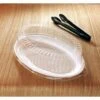 Emi Yoshi EMI-1116LP Clear Plastic Oval Lid (PET) 11" X 16" - 50 Pcs