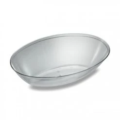 Emi Yoshi EMI-112 Oval Plastic Salad Bowl 1/2 Gallon - 50 Pcs