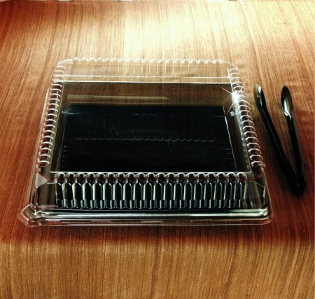 Emi Yoshi EMI-1616LP Clear Plastic Square Lid (PET) 16" X 16" - 40 Pcs