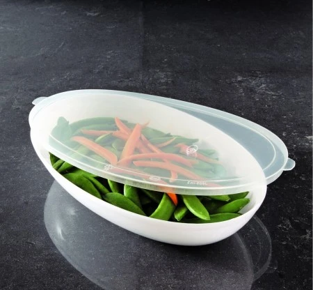 Emi Yoshi EMI-205L Small Plastic Oval Bowl Lid - 50 Pcs