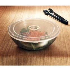 Emi Yoshi EMI-314 Clear Plastic Serving Bowl Lid 128 Oz. & 192 Oz. - 24 Pcs