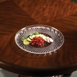 Emi Yoshi EMI-PT16C Clear Plastic Prism Crystal Tray 16" - 25 Pcs