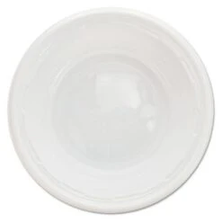 Dart Famous Service Impact White Plastic Bowls, 5-6 Oz.- 125/Pack