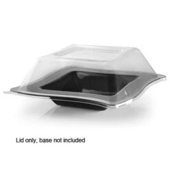 Fineline Settings 105-L Wavetrends Clear Dome Lid 5 Oz. - 10 Doz