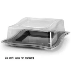 Fineline Settings 109-L Wavetrends Clear Dinner Plate Dome Lid 9-1/2" - 10 Doz
