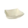 Fineline Settings 164-BO Wavetrends Bone Square Plastic Serving Bowl 64 Oz. - 50 Pcs