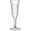 Fineline Settings 2106 Flairware Clear Plastic Champagne Flute 5 Oz. - 8 Doz