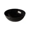 Fineline Settings 3502-BK Platter Pleasers Classic Black Round Plastic Serving Bowl 2 Gallon - 1 Doz