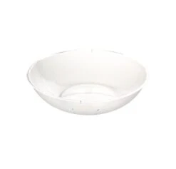 Fineline Settings 3505-CL Platter Pleasers Classic Clear Round Plastic Serving Bowl 1 Gallon - 2 Doz