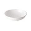 Fineline Settings 3505-WH Platter Pleasers Classic White Round Plastic Serving Bowl 1 Gallon - 2 Doz