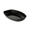 Fineline Settings 3525-BK Platter Pleasers Black Plastic Luau Bowl 1 Qt. - 50 Pcs