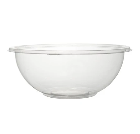 Fineline Settings 5048-CL Super Bowl Clear Plastic Salad Bowl 48 Oz. - 50 Pcs