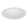 Fineline Settings 8201-CL Platter Pleasers Classic Clear Round Plastic Serving Tray 12" - 25 Pcs