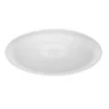 Fineline Settings 8401-CL Platter Pleasers Classic Clear Round Plastic Serving Tray 14" - 25 Pcs