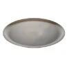 Fineline Settings 8401-SM Platter Pleasers Classic Smoke Round Plastic Serving Tray 14" - 25 Pcs