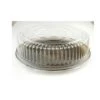 Fineline Settings 9401-L Platter Pleasers Clear Plastic High Dome Lid 14" - 25 Pcs