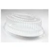 Fineline Settings 9515-L Platter Pleasers Clear Plastic Oval Dome Lid 8" X 12" - 50 Pcs