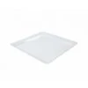 Fineline Settings SQ4414.WH Platter Pleasers White Square Plastic Serving Tray 14" X 14" - 25 Pcs
