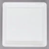 Fineline Settings SQ4616.WH Platter Pleasers White Square Plastic Serving Tray 16" X 16" - 20 Pcs