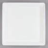 Fineline Settings SQ4818.WH Platter Pleasers White Square Plastic Serving Tray 18" X 18" - 20 Pcs