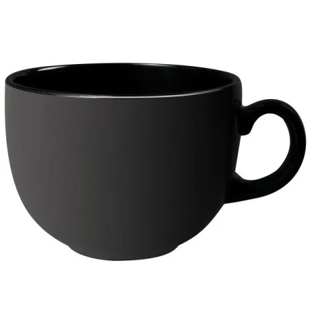GET Enterprise C-1001-BK Black Elegance Melamine Mug 18 Oz. - 1 Doz