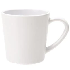 GET Enterprises C-107- W White Melamine Cup 8 Oz. - 2 Doz