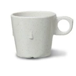 GET Enterprises DC-101-IR SuperMel Ironstone Conic Stacking Cup 7.5 Oz. - 4 Doz