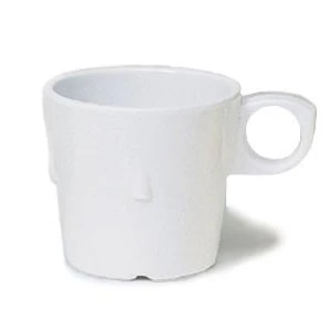 GET Enterprises DC-101-W SuperMel White Conic Stacking Cup 7.5 Oz. - 4 Doz