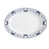 GET Enterprises M-4030-B Water Lily Melamine Oval Platter 12-1/4" X 8-3/4" - 1 Doz