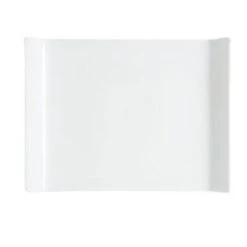 GET Enterprises ML-214-W San Michele White Platter 26" X 18" - 3 Pcs