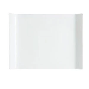 GET Enterprises ML-214-W San Michele White Platter 26" X 18" - 3 Pcs