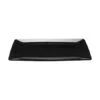 GET Enterprises ML-287-BK Black Siciliano Rectangular Melamine Tray 15" X 7.1" - 1 Doz