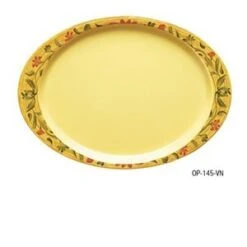 GET Enterprises OP-145-VN Venetian Oval Platter 14-3/4" X 10-1/2" - 1 Doz