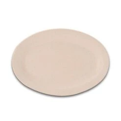 GET Enterprises OP-612-S SuperMel Sandstone Oval Platter 11-3/4" X 8-1/4" - 2 Doz