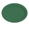 GET Enterprises OP-950-FG Diamond Mardi Gras Rainforest Green Oval Platter 9-3/4" X 7-1/4" - 2 Doz