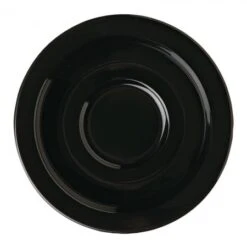 GET Enterprises SU-4-BK Black Elegance Saucer 4-1/2" - 4 Doz
