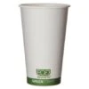 GreenStripe Renewable & Compostable Paper Hot Cups - 16 Oz., 50/Pack, 20 Pack/Carton