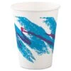 Dart Jazz Paper Hot Cups, 12 Oz. Polycoated - 1000 Pcs