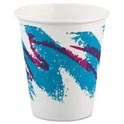 Dart Jazz Paper Hot Cups, 6 Oz. Polycoated - 1000 Pcs